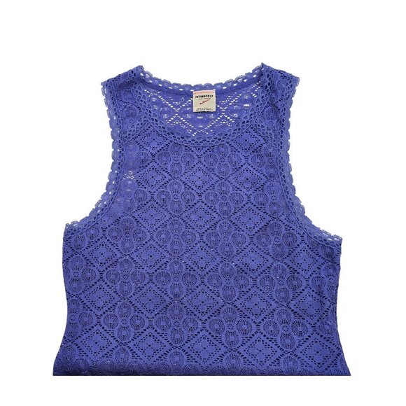 Women's - Intimately Free People Purple Lace Tank Top, Size Small - Picture 2 of 7